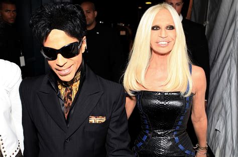 prince e donatella versace|donatella versace.